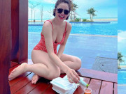 Làm đẹp - Không hút mỡ mất cả trăm triệu, hot girl Trâm Anh lắc bụng để eo vuông hoá thon