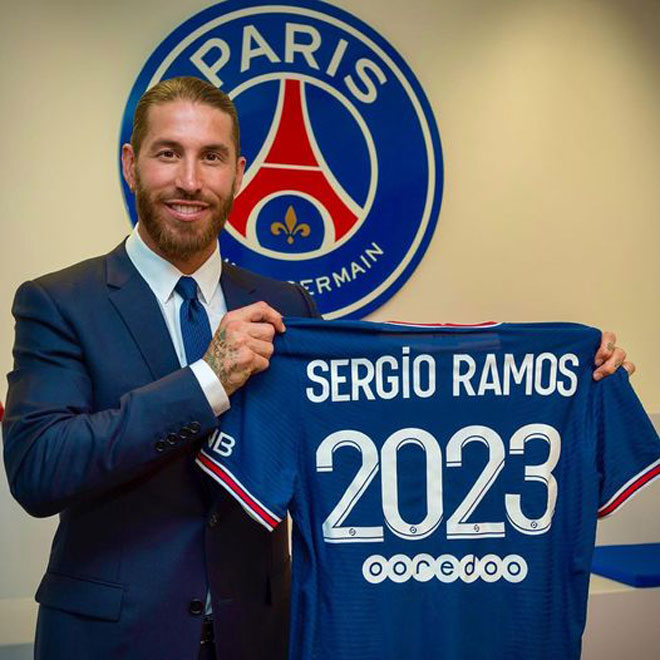 Ramos chính thức ra mắt PSG