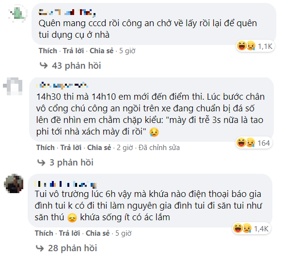 Trải nghiệm lần đầu đi thi THPT được các chú công an đưa về tận nhà thế này đây!