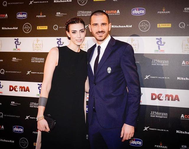 Martina Maccari, vợ hậu vệ Leonardo Bonucci.