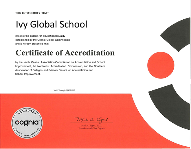 Trường quốc tế Mỹ trực tuyến Ivy Global School đạt kiểm định toàn diện: Cơ hội lớn cho học sinh Việt Nam! - 1