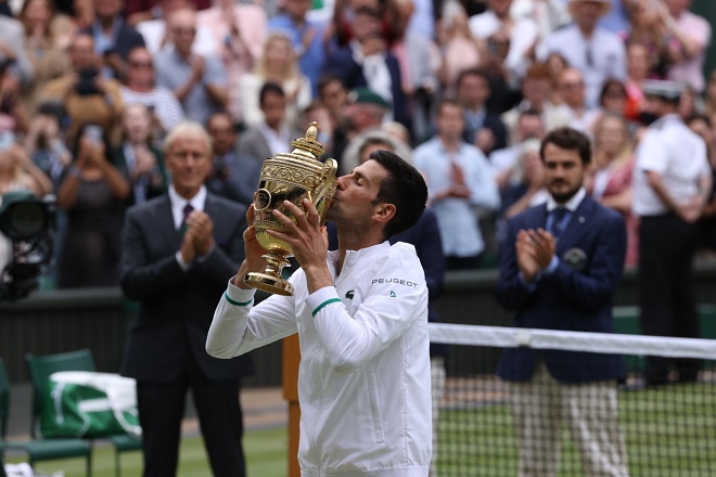 Đây là chức vô địch Wimbledon lần thứ 6 trong sự nghiệp của Djokovic