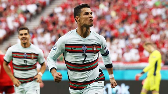 Ronaldo giành danh hiệu Vua phá lưới EURO 2020