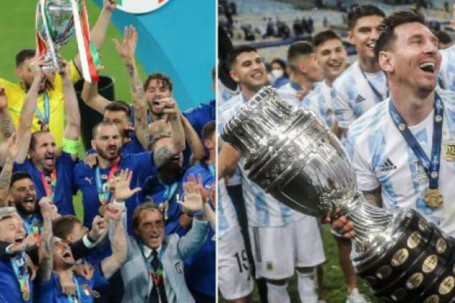 Italia & Argentina đăng quang châu lục, vẫn bị chê khó vô địch World Cup 2022