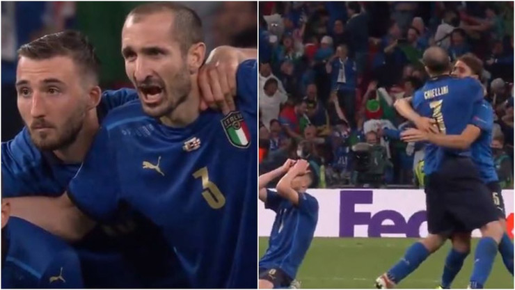 Đội trưởng Chiellini hô câu thần chú "Kiricocho" giúp ĐT Italia thắng đội chủ nhà ở loạt "đấu súng" trong trận chung kết EURO năm nay