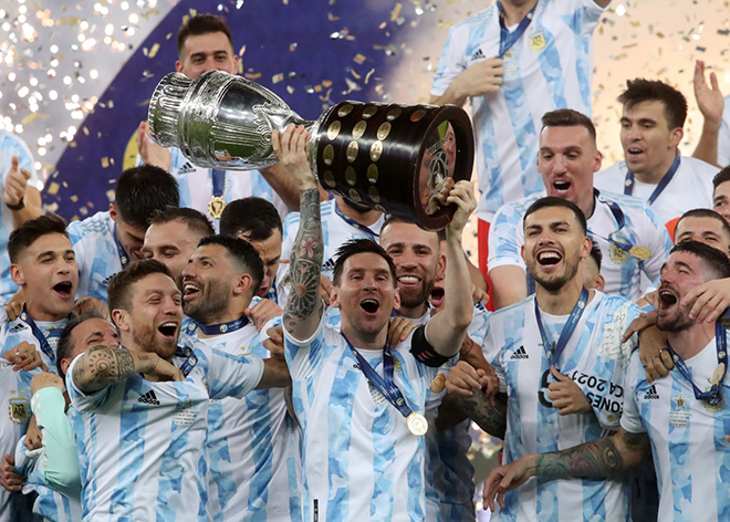 Copa America 2021 là danh hiệu đầu tiên của Lionel Messi ở cấp đội tuyển