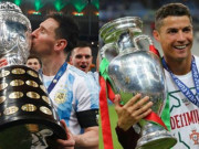 Bóng đá - Ronaldo - Messi đua vĩ đại nhất: Người có EURO, kẻ có Copa America ai thắng thế?