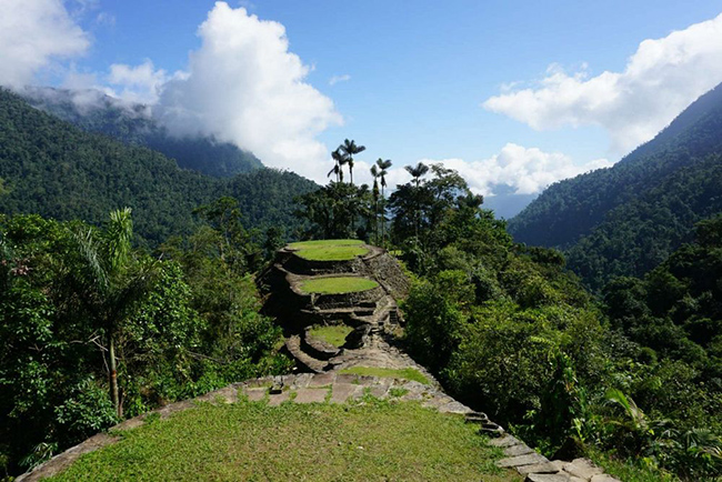 La Ciudad Perdida, Colombia: Ciudad Perdida cổ hơn Machu Picchu ít nhất 6 thế kỷ và là trung tâm của nền văn minh Tayrona, nơi có các trang trại và làng chài nằm dọc theo bờ biển Colombia.&nbsp;
