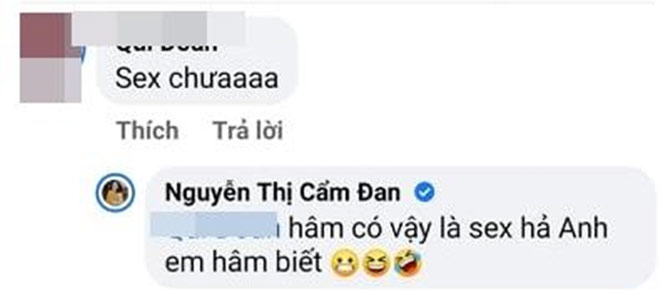 Cẩm Đan không né tránh câu hỏi về chuyện giường chiếu