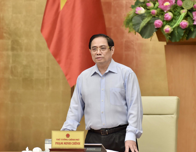 Thủ tướng Chính phủ Phạm Minh Chính phát biểu khai mạc Hội nghị - Ảnh: Nhật Bắc