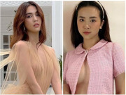 Đời sống Showbiz - Ngọc Trinh diện đầm màu nude có hot hơn Trâm Anh, Tóc Tiên?