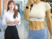 Làm đẹp - Cô giáo tiểu học có cơ bụng đẹp nhờ chăm chỉ tới phòng gym