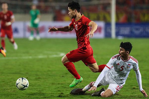 Đội tuyển Việt Nam từng thắng UAE tại sân Mỹ Đình hồi tháng 11/2019. Ảnh: ST.