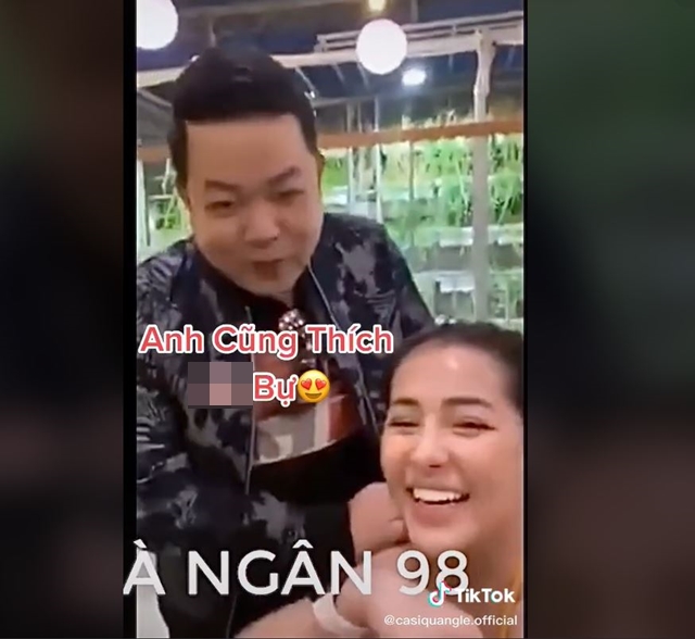 Trong clip đăng tải trên trang TikTok giả mạo Quang Lê, nam ca sĩ bị chỉ trích vì&nbsp;có phát ngôn nhạy cảm