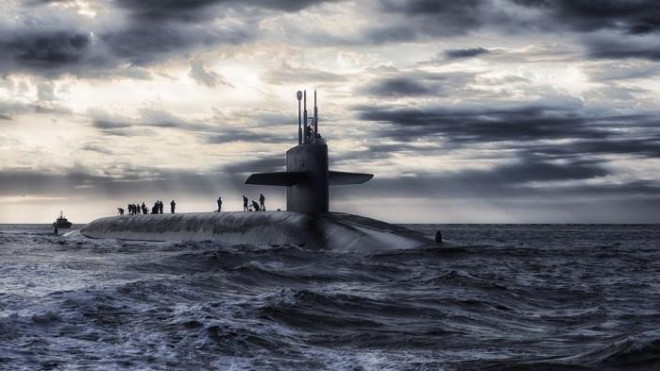 Tàu ngầm hạt nhân của Hải quân Mỹ.