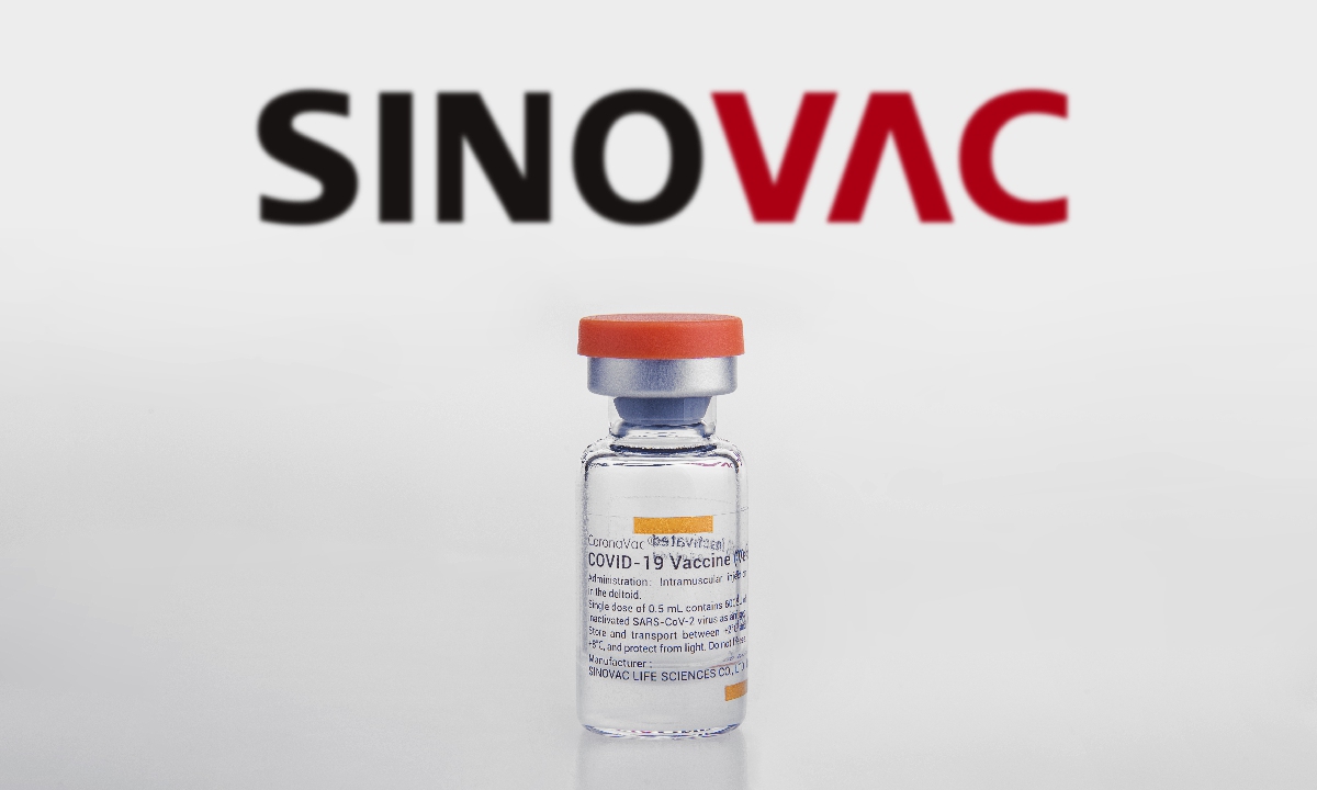 Vắc xin của công ty Sinovac được phê duyệt sử dụng khẩn cấp cho nhóm người ở độ tuổi từ 3 đến 17. Ảnh: Sinovac