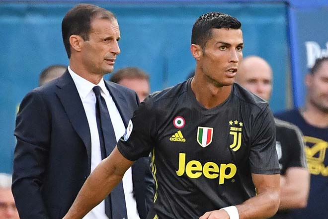 HLV Allegri đang muốn gạt Ronaldo ra ngoài kế hoạch ở Juventus
