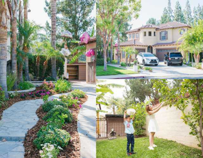 Trước khi về nước, Thanh Thảo và chồng doanh nhân sống trong ngôi biệt thự có giá triệu đô ở bang California (Mỹ). Cơ ngơi hoành tráng với khoảng sân vườn rộng rãi tràn ngập sắc xanh.
