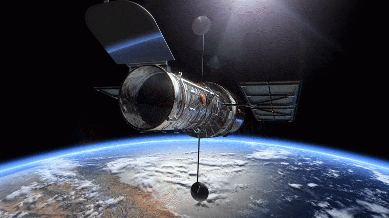 Kính viễn vọng không gian Hubble của NASA. Ảnh: SciTechDaily
