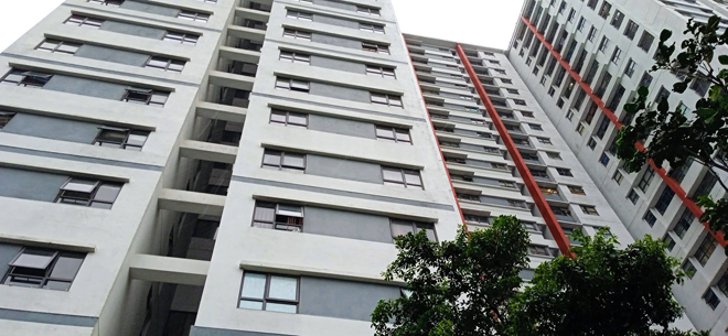 Chung cư nơi xảy ra sự việc.