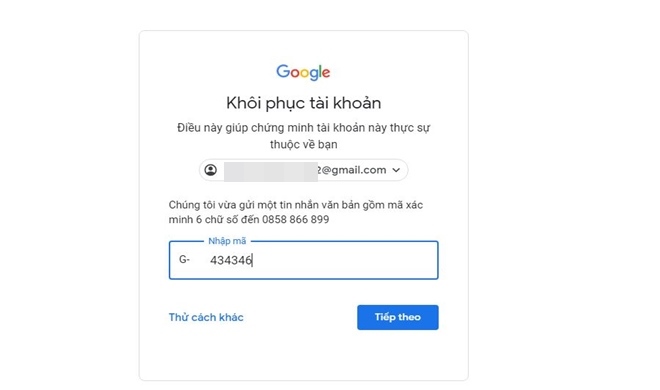 Cách lấy lại mật khẩu Gmail chi tiết khi bị quên - 5