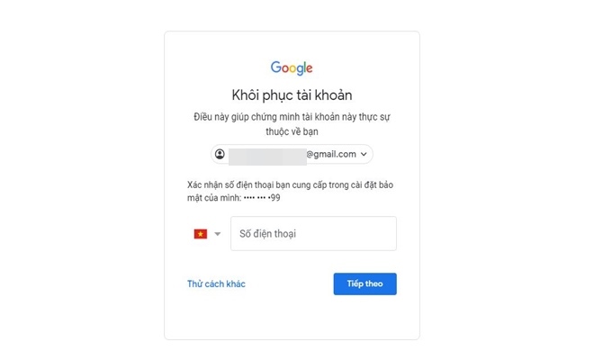 Cách lấy lại mật khẩu Gmail chi tiết khi bị quên - 2