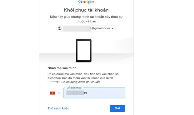 Cách lấy lại mật khẩu Gmail chi tiết khi bị quên - 4