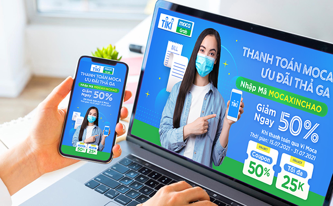 Ưu đãi ngay 50% khi thanh toán bằng ví điện tử Moca trên Tiki - 1