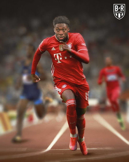 Alphonso Davies được ví như "Ma tốc độ" của Bayern Munich. Theo số liệu thống kê, tuyển thủ Canada có thể chạy với vận tốc tối đa lên đến 35,3 km/h. Nếu không chơi bóng, cầu thủ 20 tuổi hoàn toàn có khả năng thử sức ở môn điền kinh nội dung chạy 100m.