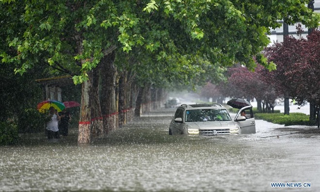 Trịnh Châu ngập nặng trong ngày đỉnh điểm mưa lũ 20.7.