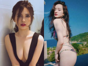 Đời sống Showbiz - &quot;Nấm lùn sexy nhất&quot; showbiz Việt: Siêu vòng 1 &quot;Em chưa 18&quot; vượt mặt mọi đối thủ