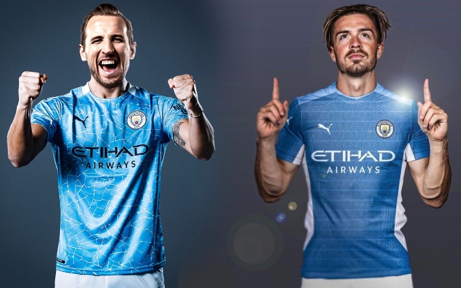 Man City muốn hoàn tất "bom tấn kép" Harry Kane - Grealish vào cuối kỳ chuyển nhượng hè 2021