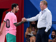 Bóng đá - Messi dễ ngồi ngoài tới 2022: Koeman lo lắng ra mặt, chủ tịch Laporta nói gì?