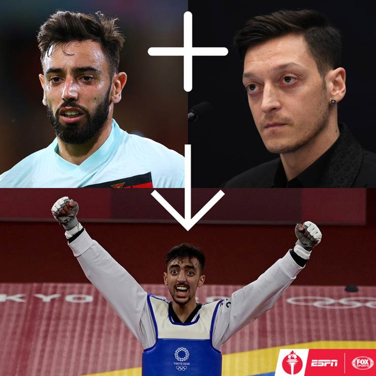 Ngôi sao karate người Tunisia&nbsp;vừa giành HCB Olympic Tokyo cho rằng mình giống Mesut Ozil hơn là Bruno Fernandes