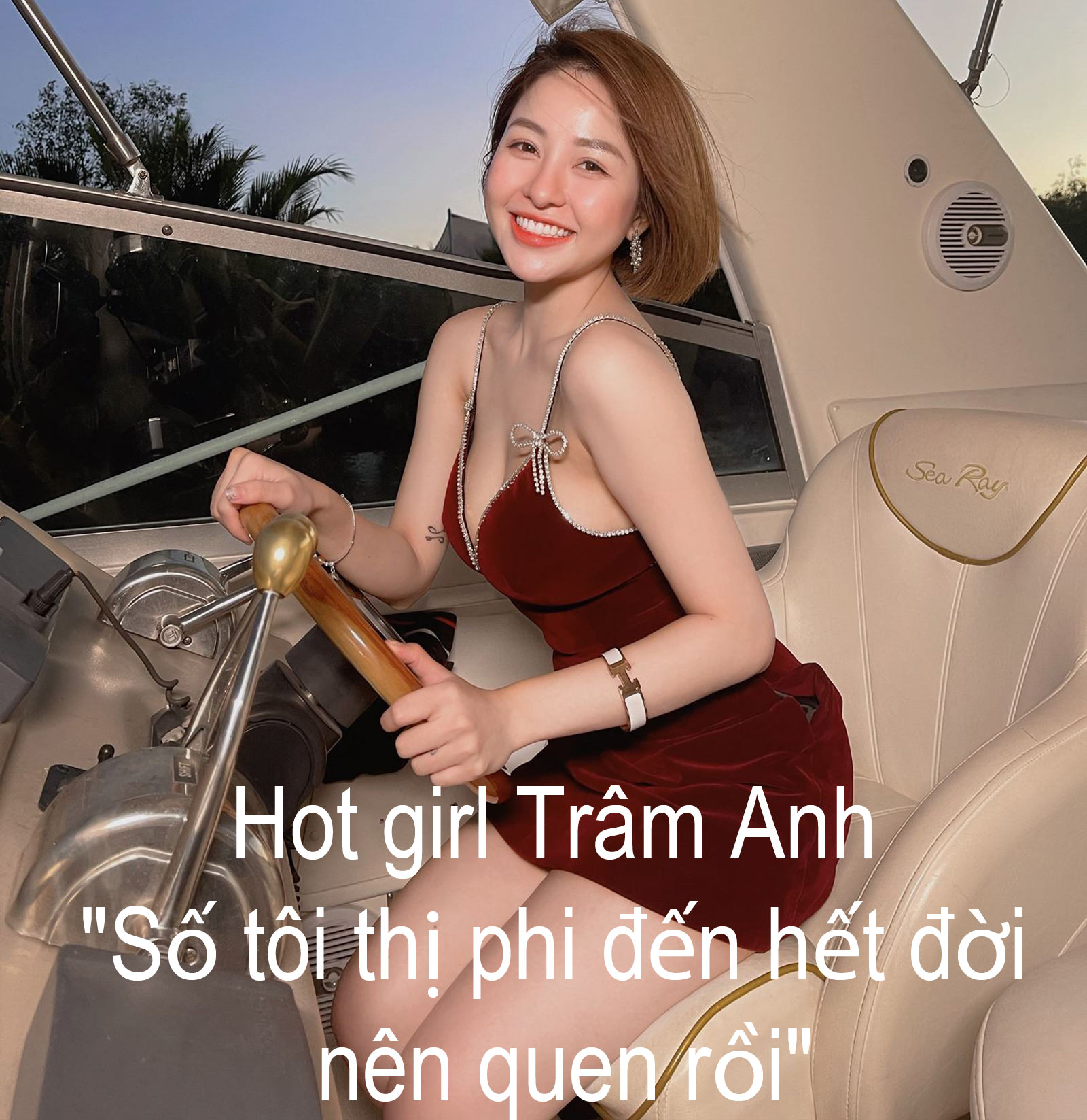 Hot girl Trâm Anh: &#34;Số tôi thị phi đến hết đời nên quen rồi&#34; - 1