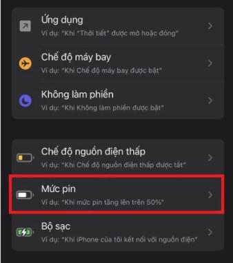 Mẹo tạo thông báo nhắc sạc iPhone, tránh bị sập nguồn, hại pin - 2