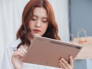 Thời trang Hi-tech - Galaxy Tab S8 Ultra sẽ có màn hình kỷ lục, pin &quot;trâu&quot; hơn iPad Pro