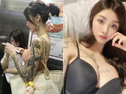 Bạn trẻ - Cuộc sống - &quot;Hot girl xăm trổ&quot; bị chụp lén trong thang máy ngày càng xinh đẹp, quyến rũ