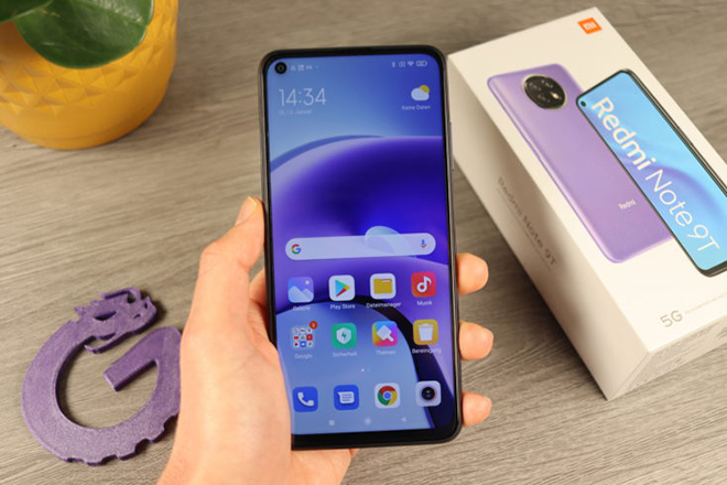 Xiaomi Redmi Note 9T.