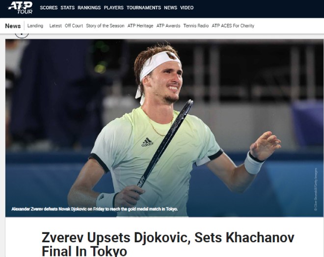 Zverev là người chặn đứng tham vọng trở thành tay vợt nam đầu tiên giành Golden Slam của Nole