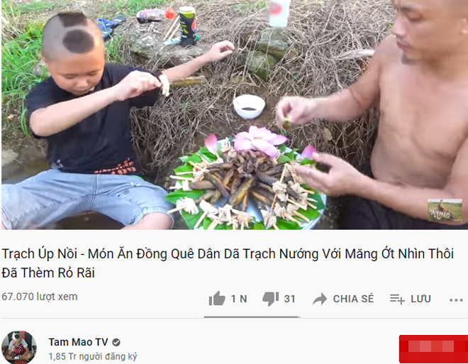 Video được đăng tải trên kênh YouTube Tam Mao TV vào ngày 29/7