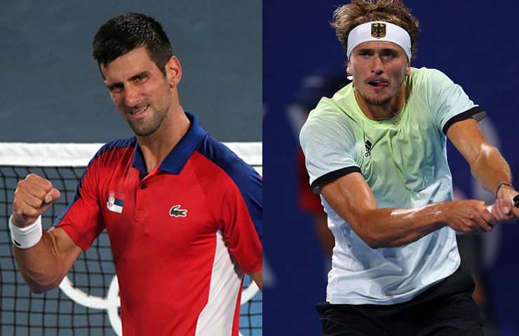 Novak Djokovic liệu có bị Alexander Zverev chặn đứng giấc mơ lần đầu tiên vào chung kết đơn nam Olympic?