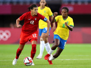 Bóng đá - Video bóng đá nữ Canada - Brazil: Kịch tính 120 phút, loạt luân lưu định mệnh (Olympic Tokyo)