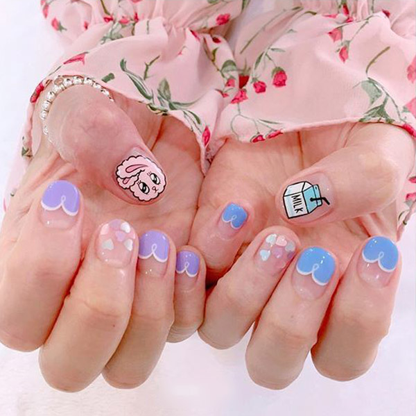 Cập nhật ngay xu hướng nail màu tím sang chảnh hết nấc - 12