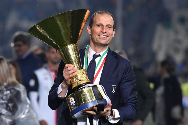 Max Allegri từng rất thành công với sơ đồ chiến thuật 4-2-3-1 tại Juventus