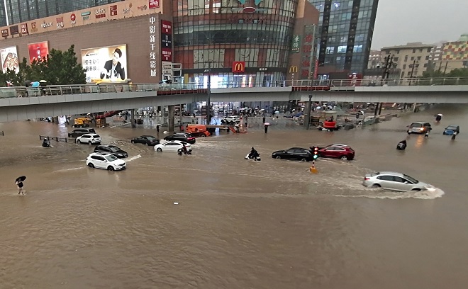 Trịnh Châu mới trải qua lũ lụt tồi tệ.