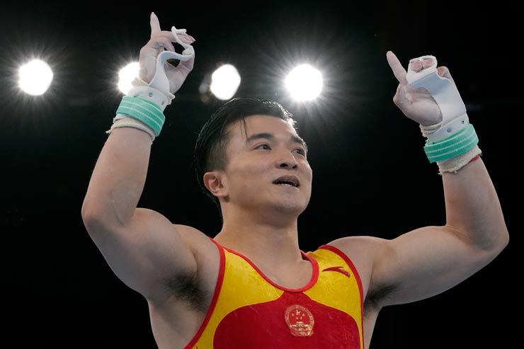 Huy chương vàng thể dục dụng cụ Olympic Tokyo&nbsp;nội dung vòng treo nam thuộc về VĐV Liu Yang (Trung Quốc)