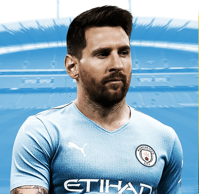 Có người dự đoán Messi sẽ gia nhập Man City tái hợp người thầy cũ.
