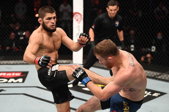 Khabib từng hạ Gaethje