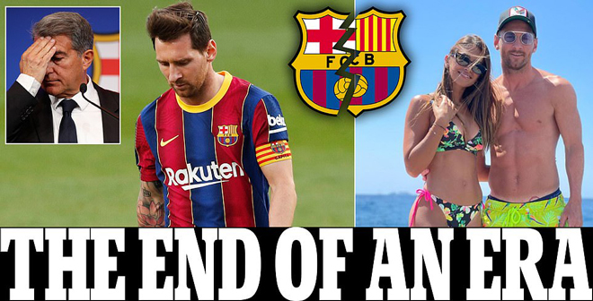 Báo chí thế giới náo loạn sau tuyên bố chia tay Messi của Barca
